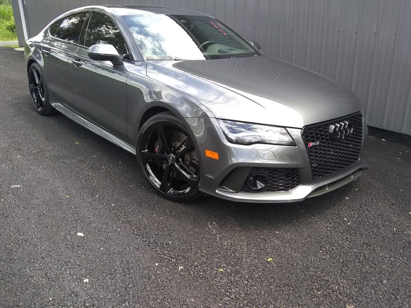 Audi IS7 Color Change To Gloss Black