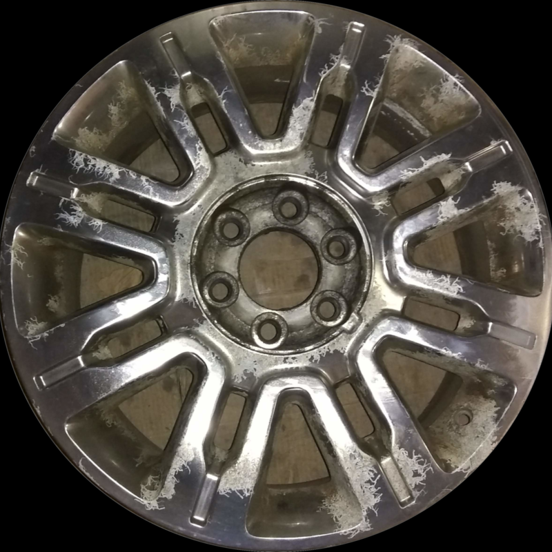 Corroded Polished Wheel Before Powder Coating