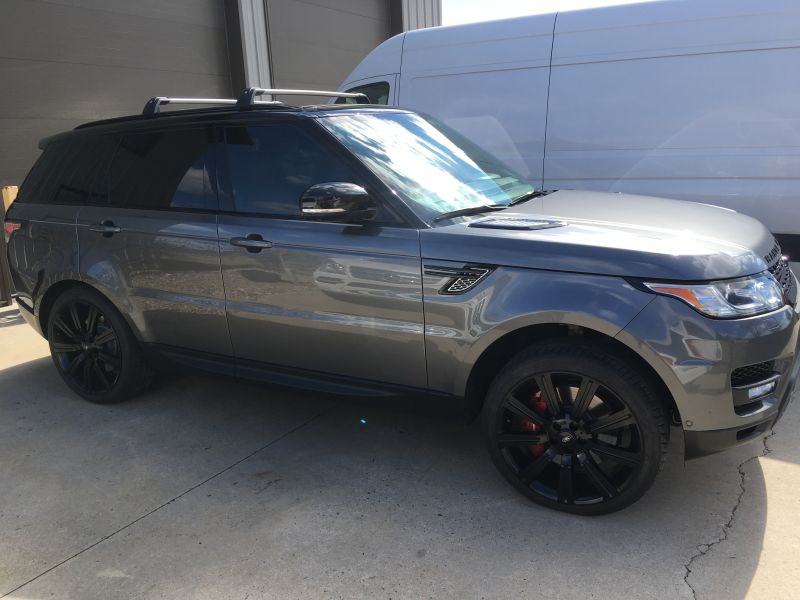 Range Rover Satin Black Rims